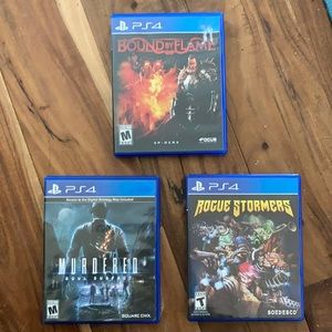 PS4 3 GAME BUNDLE (2 Mature rating, 1 Teen rating)